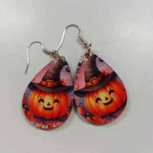 Boucles d'oreilles Citrouille